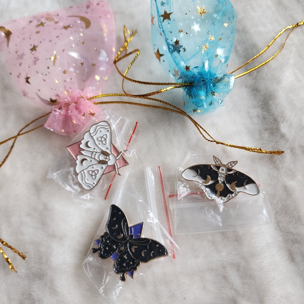 π Celestial Moth Trio Pins π« - Picture 2 of 3